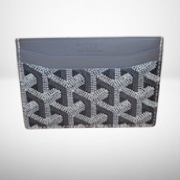 GOYARD Grey Saint-Sulpice Card Wallet - New - Picture 2 of 7